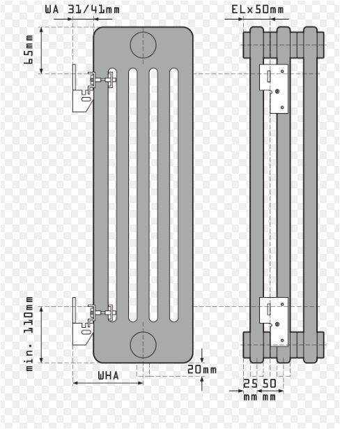 Radson Delta H 5 koloms